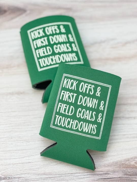 Football Theme Drink Huggers