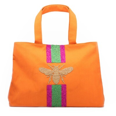 BEE Orange Tote Bag