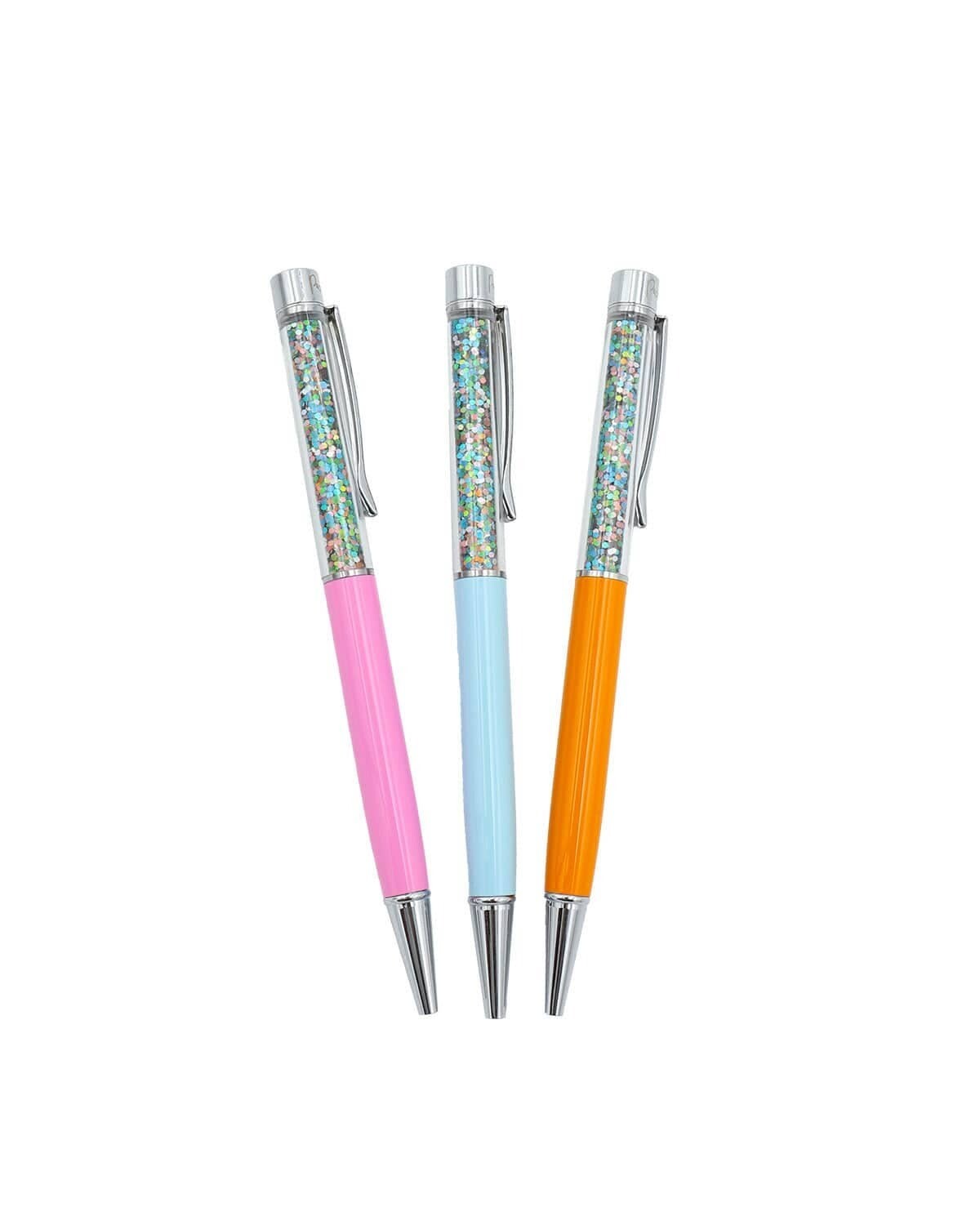 Flower Shop Confetti Ballpoint Pen Set- Black Ink