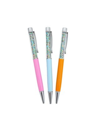 Flower Shop Confetti Ballpoint Pen Set- Black Ink