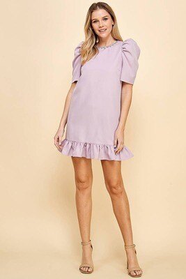 Rhinestone Detail Dress