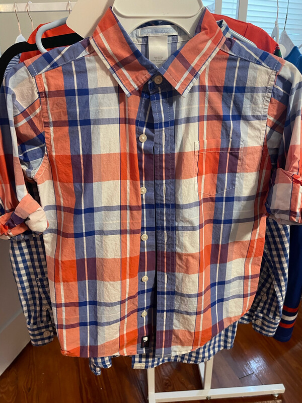 Orange & Blue Janie & Jack Long Sleeve