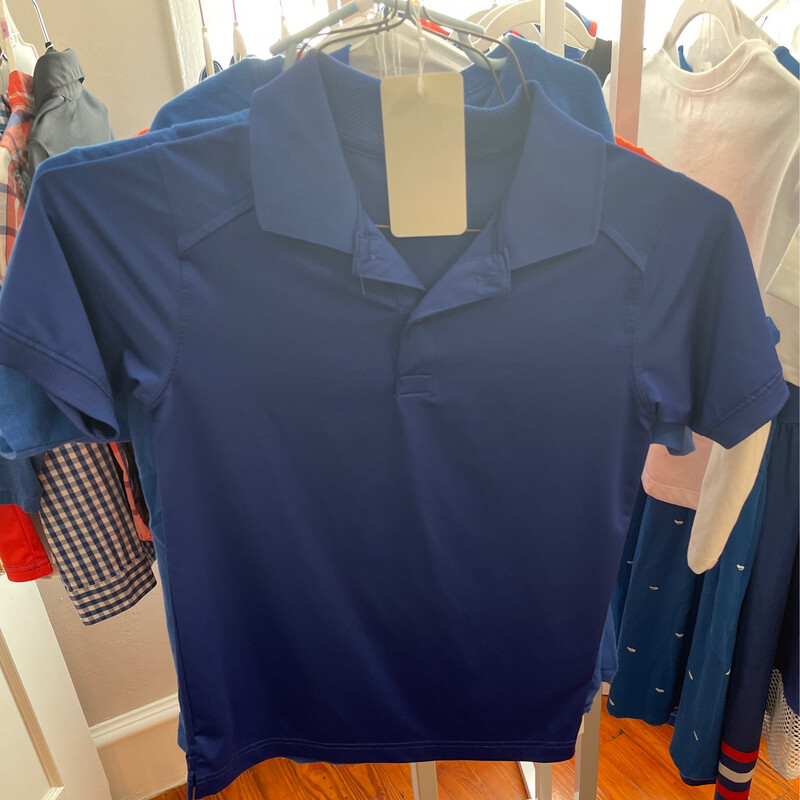 Lands End Short Sleeve Blue