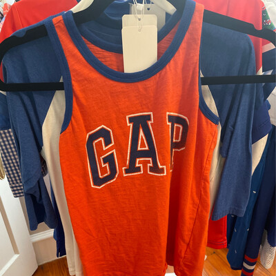 Gap Orange & Blue Tank Top
