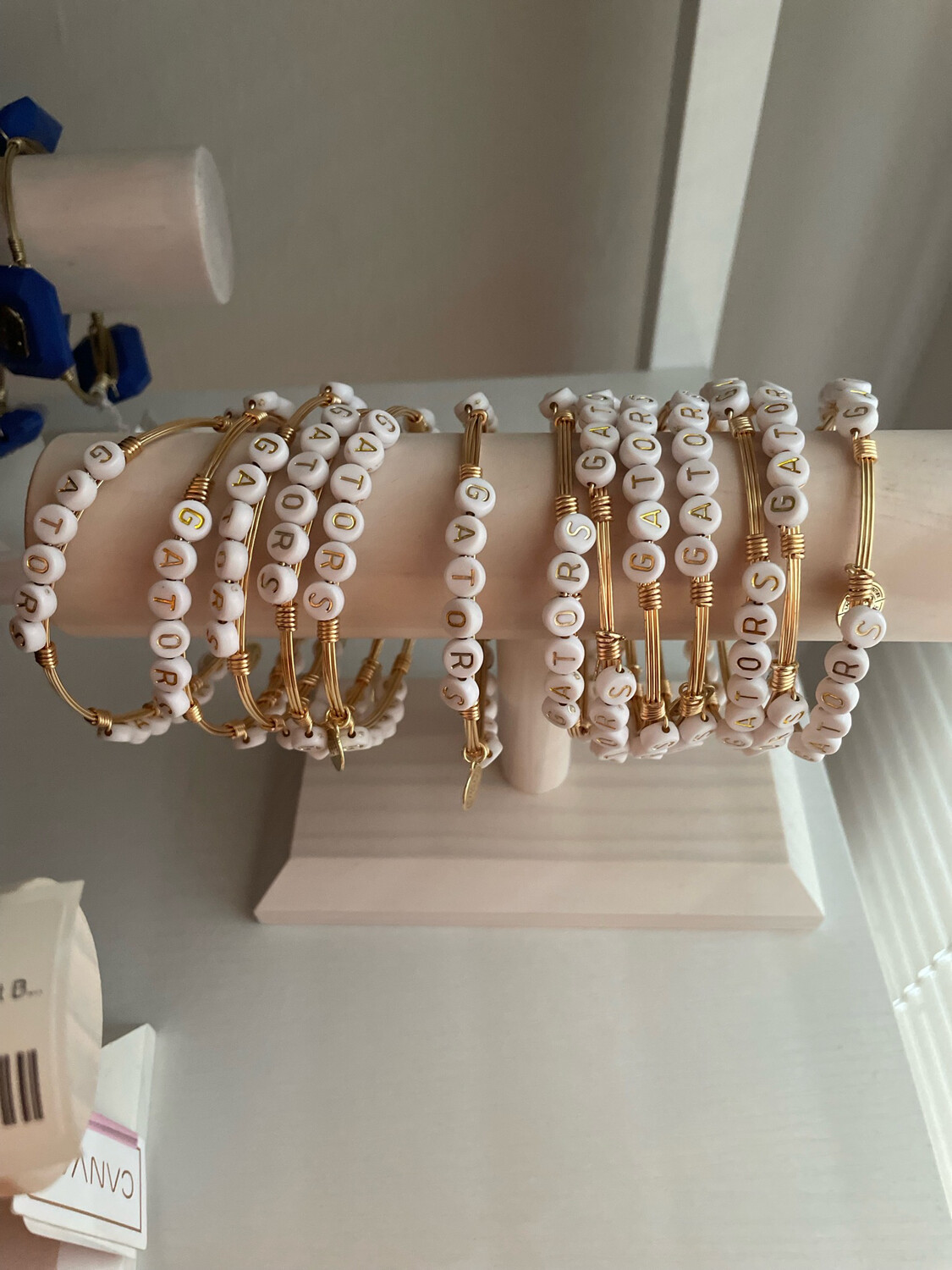 Gator Bead Bangle Bracelets