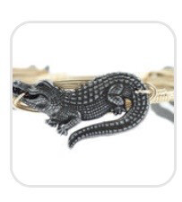 The Pewter
Gator
Bangle