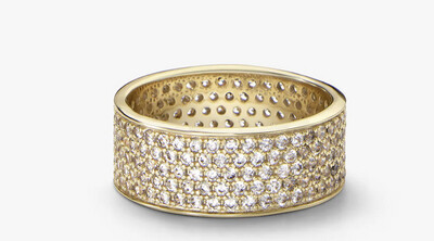 Slick Pave Ring