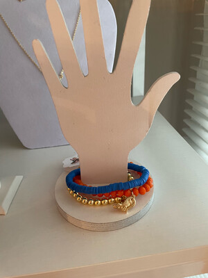 GAMEDAY STRETCHY STACK - ORANGE/BLUE