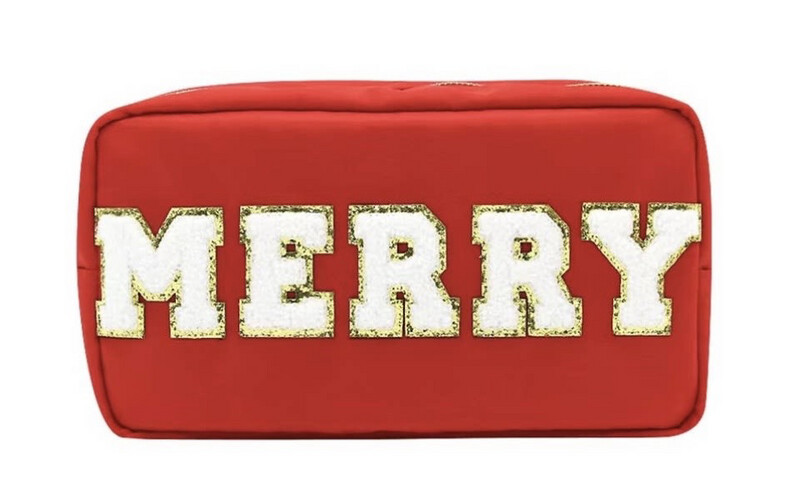 Varsity Collection Nylon
Cosmetic Bag Merry Chenille