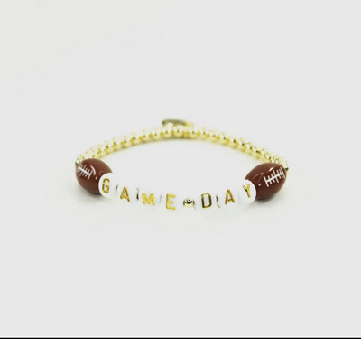Game Day Bracelet with Footballs