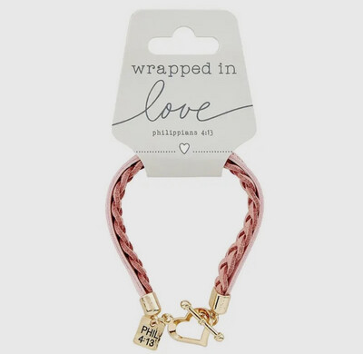 Wrapped In Love - Philippians 4:13 - Pink