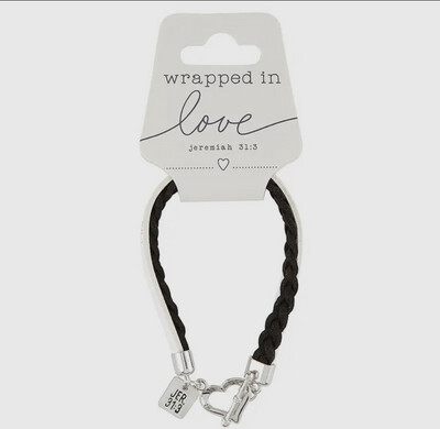 Wrapped In Love Heart Clasp - Jeremiah 31:3
