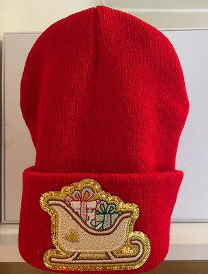 Christmas Patch Beanie