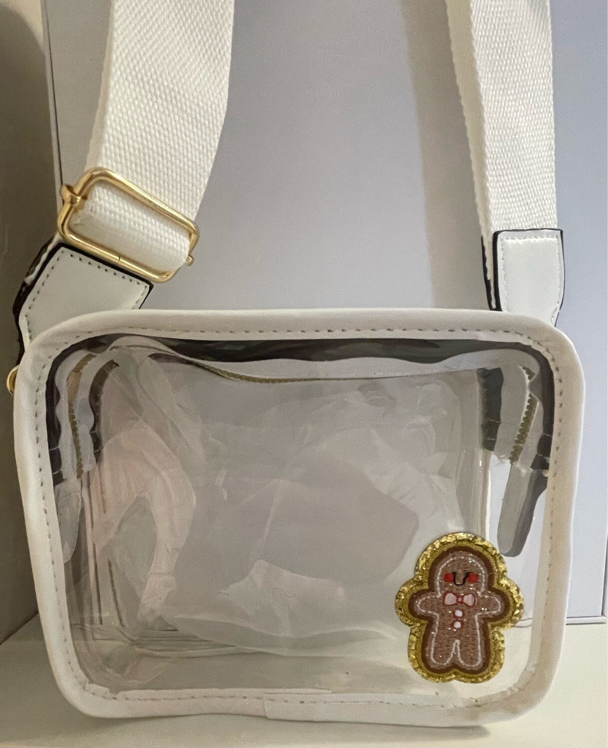 Christmas Patched Clear Purses