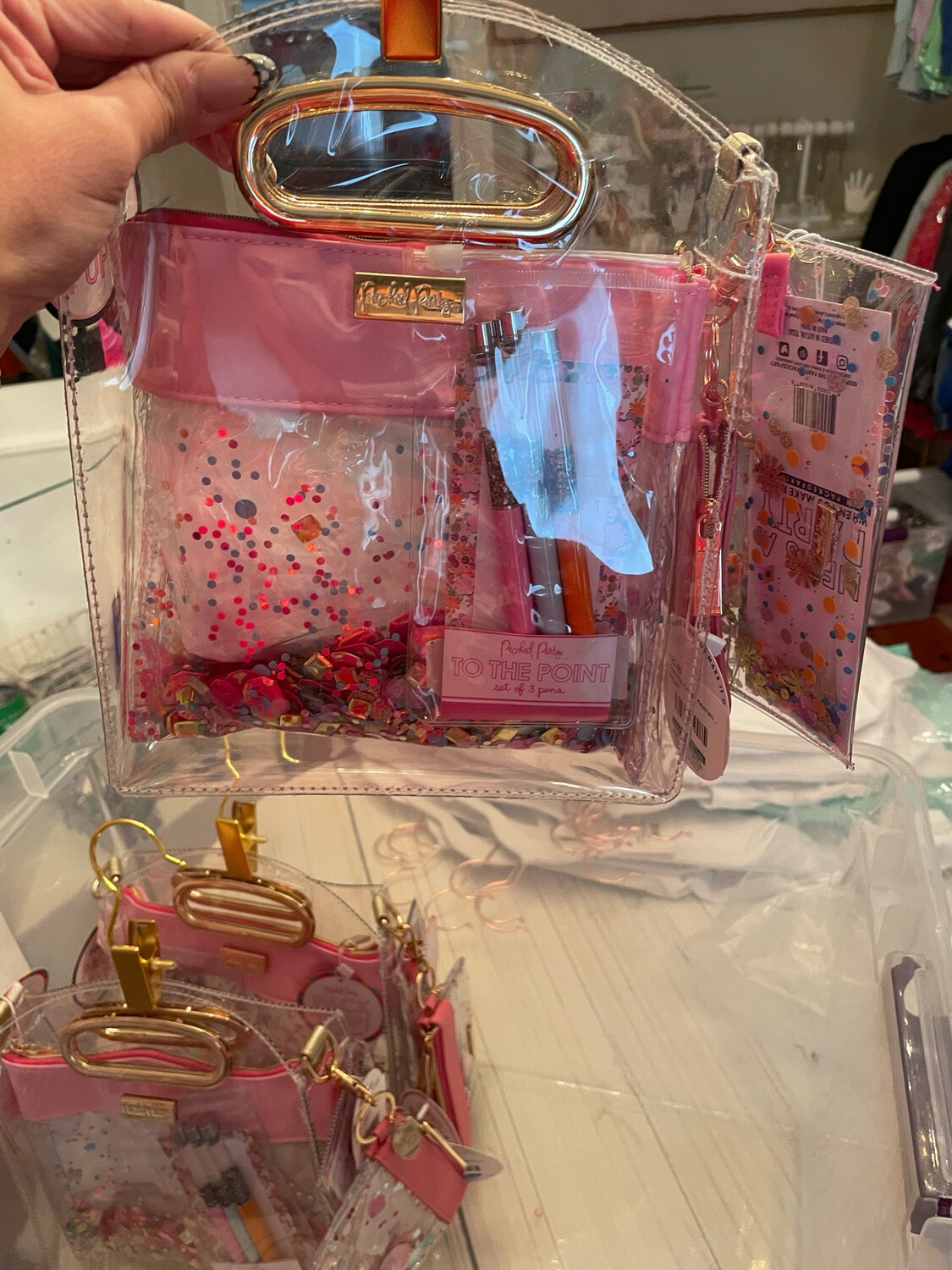 Valentine ? Special Clear Purse With Goodies