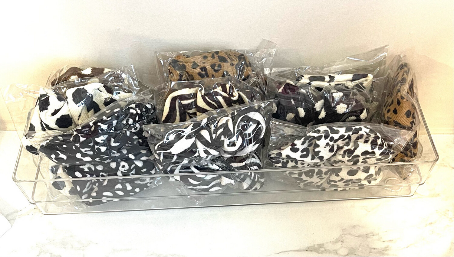 Animal Print Hair Scrunchy