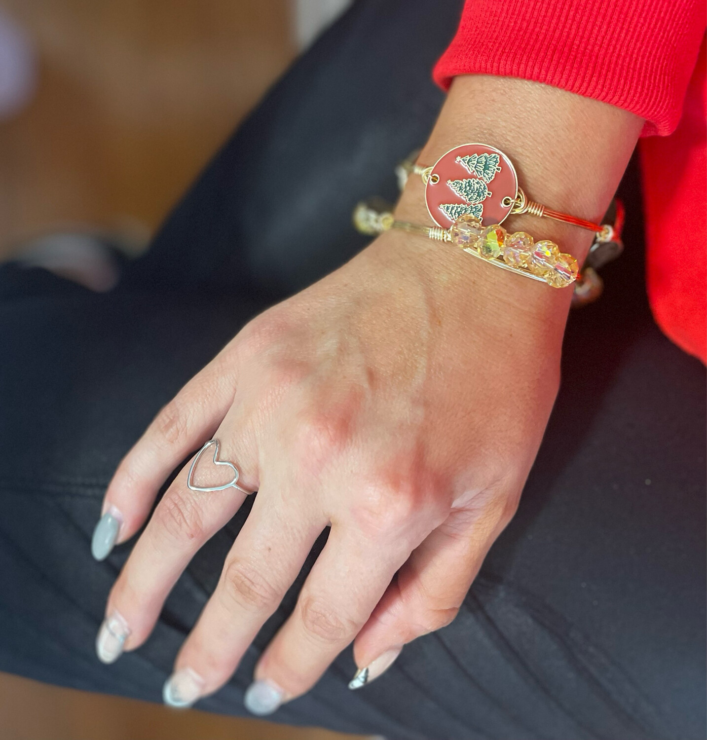 Open Heart Ring Gold