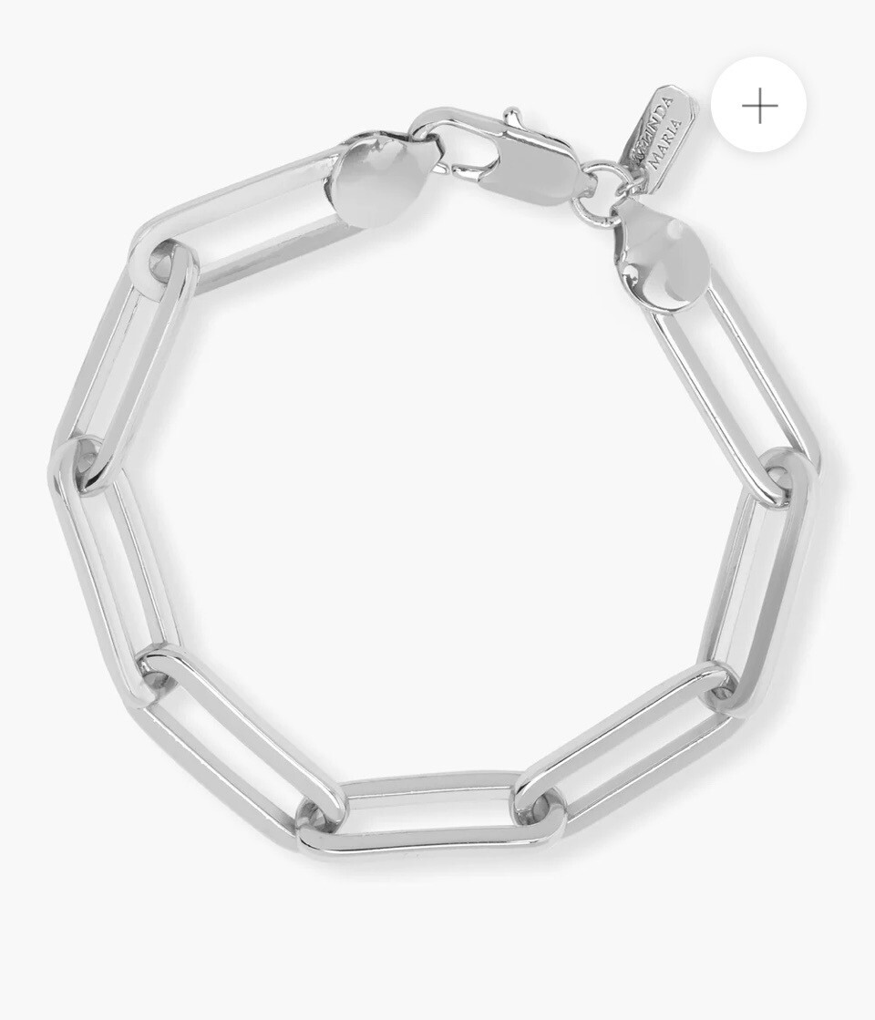 Carrie Chain Link Bracelet (silver)
