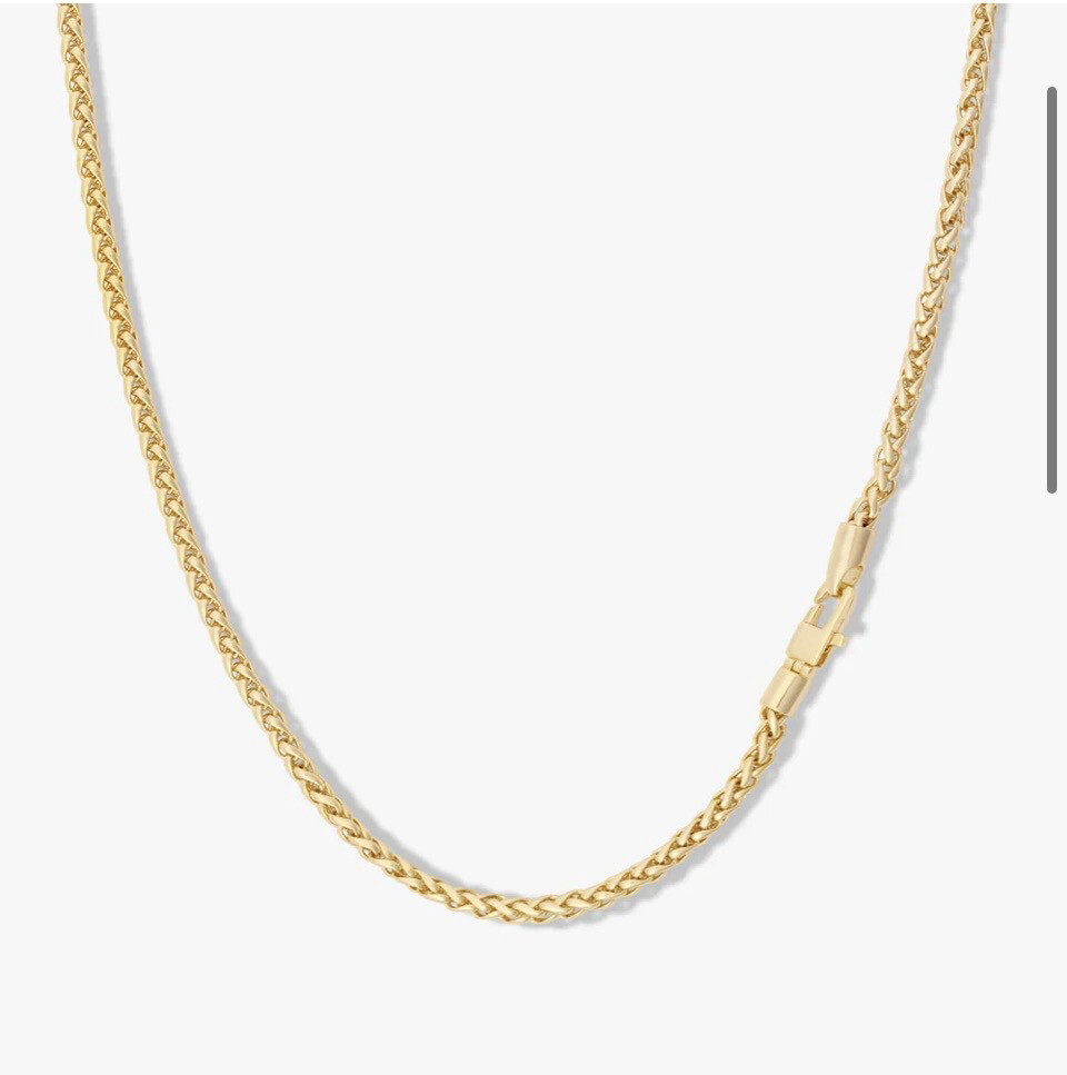 Harper Franco Chain Necklace (gold)