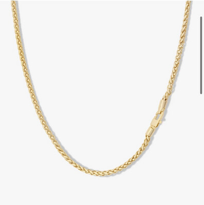 Harper Franco Chain Necklace (gold)