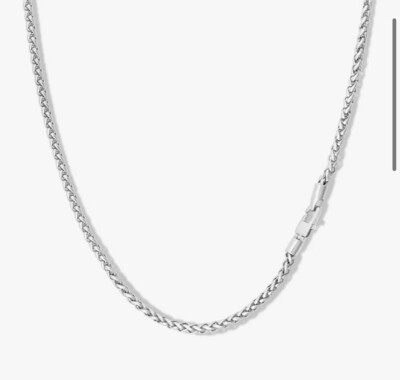 Harper Franco Chain Necklace (silver)