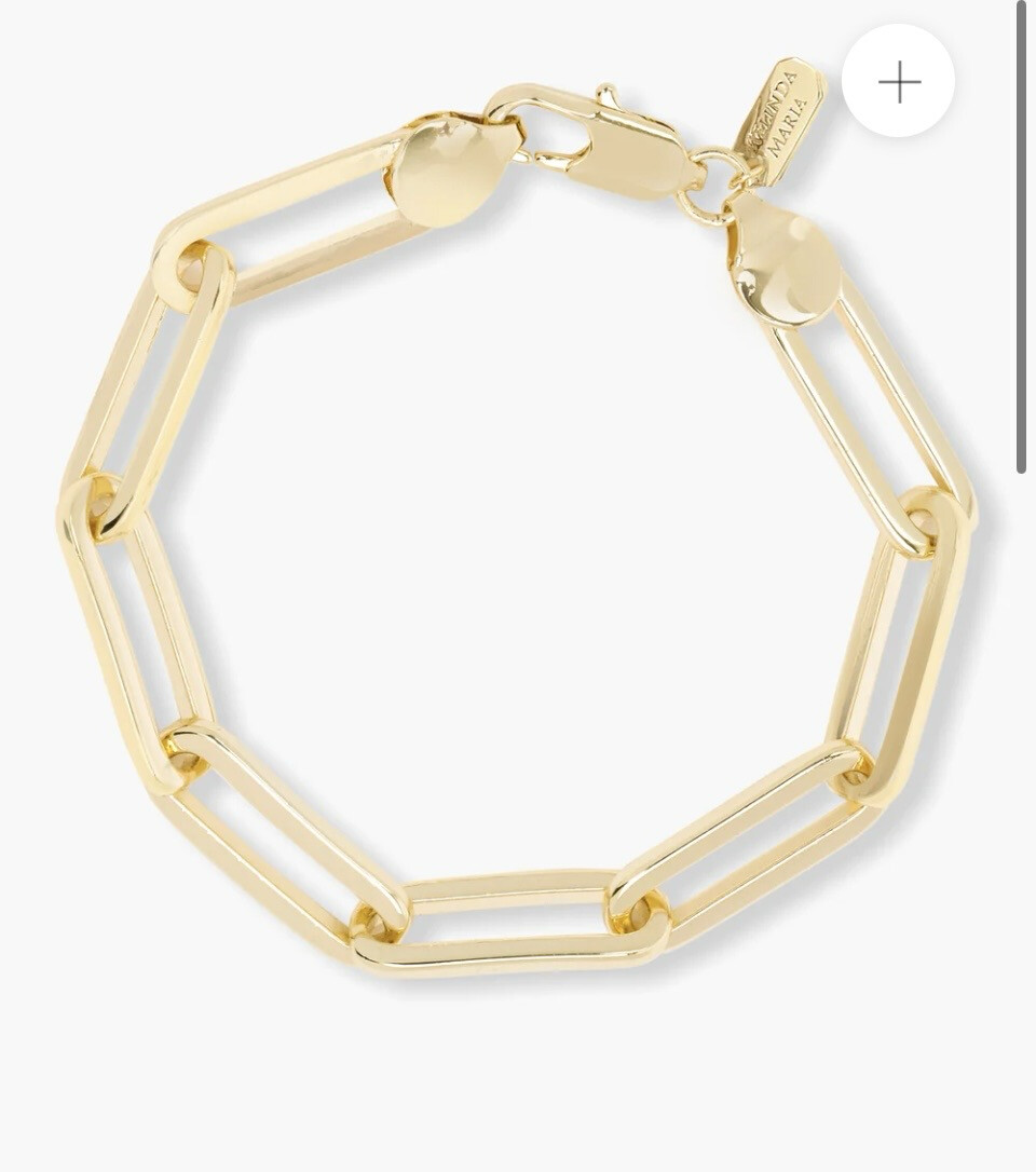 Carrie Chain Link Bracelet (gold)