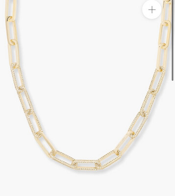 Carrie Pavè Chain Necklace