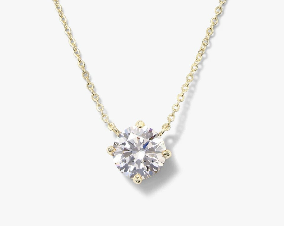 The Monarch Round Cut Necklace