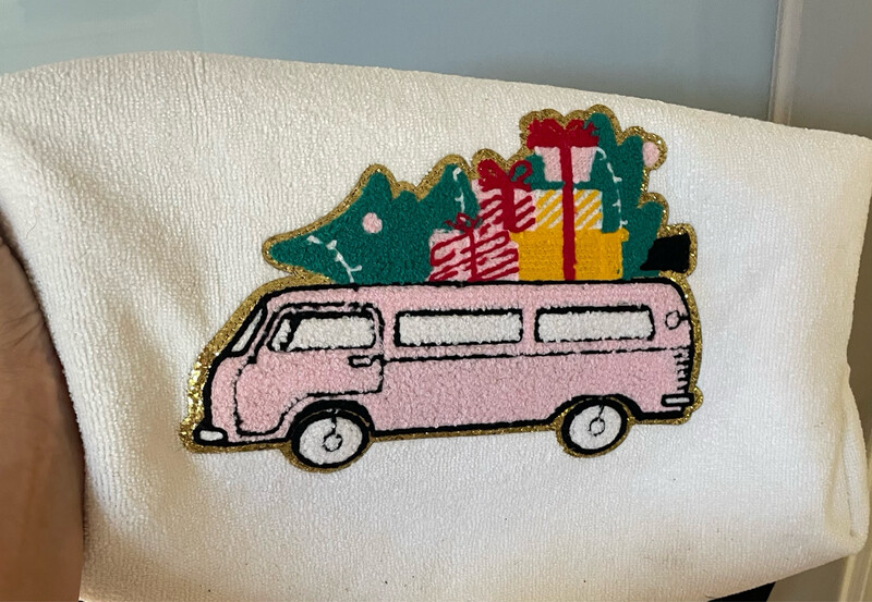 Christmas Van Tote Bag
