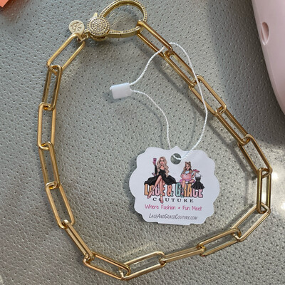 Large Link Paperclip Chain