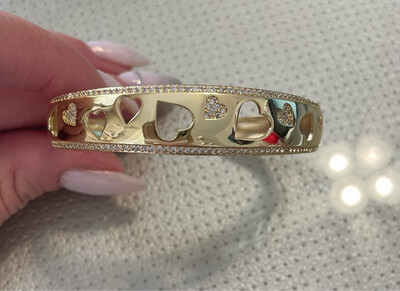 Heart Cut Out Cuff