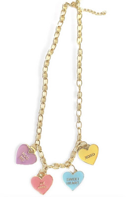 CONVERSATION HEART NECKLACE