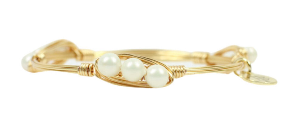 'All them Pearls' Bangle-Little Girl