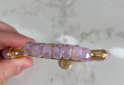The Pretty in Pink Bangle Bracelet