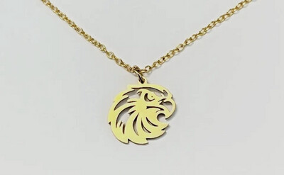 OHS Eagle Pendant Necklace On Gold Filled Chain - Beautiful!