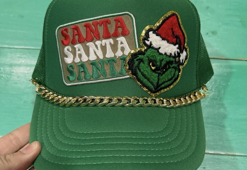 Grinch Christmas Trucker
