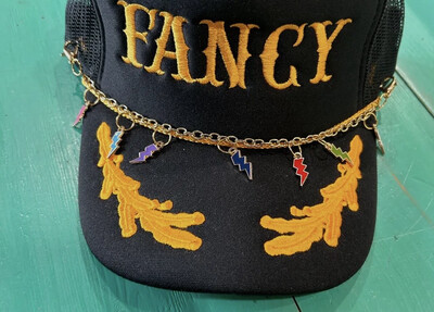 Trucker Hat Chain-Lightening Bolts