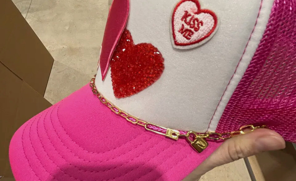 Love Lock Trucker Hat Chain