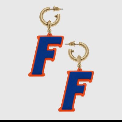 Florida Gators Resin Logo Drop Hoop
Earrings