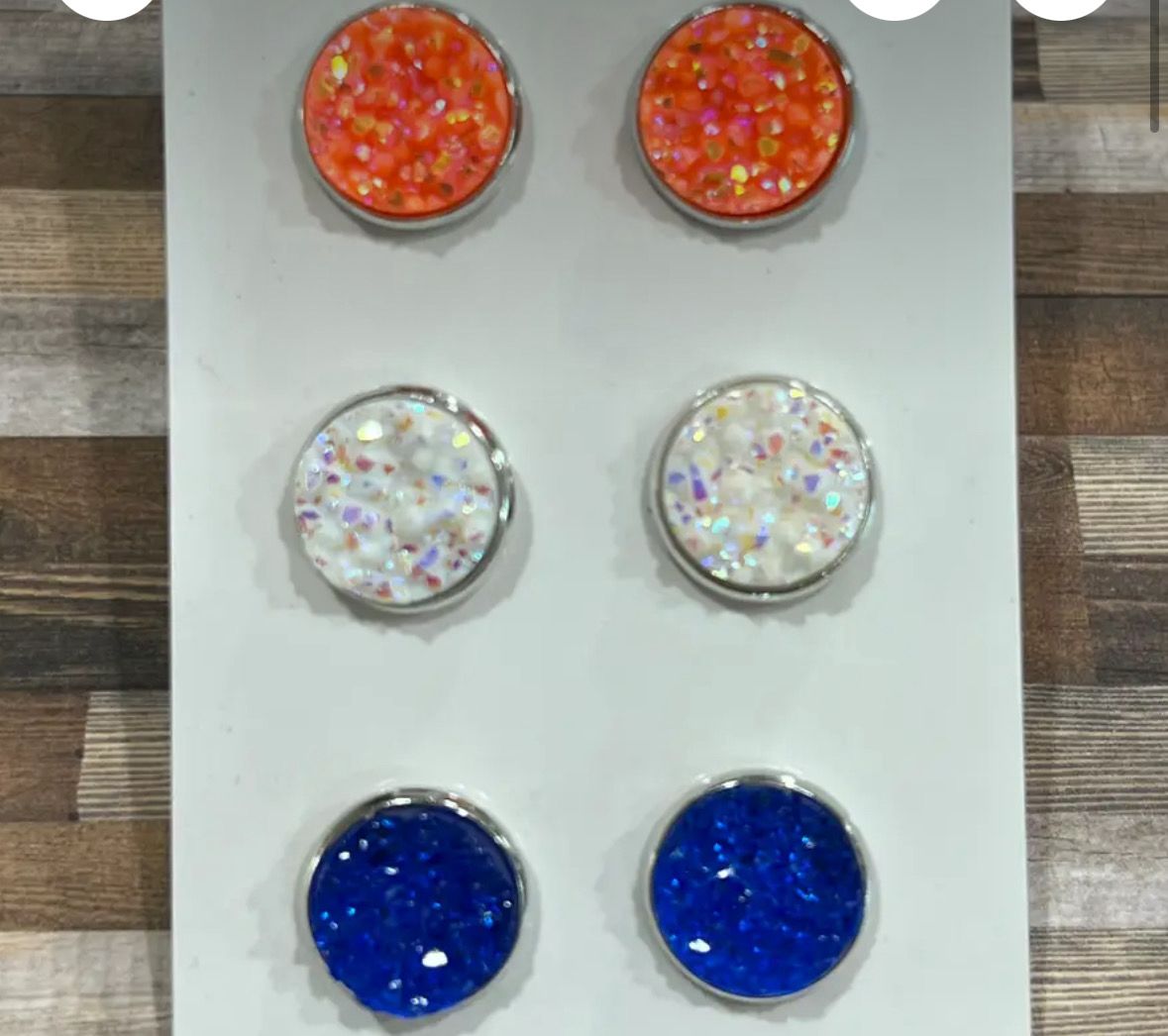 3 Pk Earrings - Gator Girl