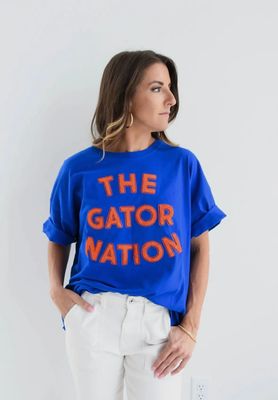 Florida Perkins Chenille Oversized Band Tee Florida Perkins Chenille Oversized Band Tee