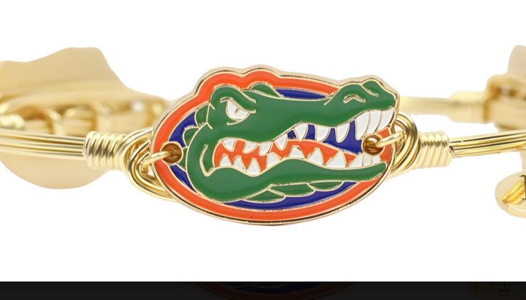 THE FLORIDA GATORS LOGO BANGLE BRACELET