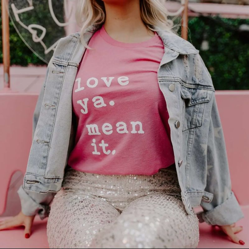 Love Ya Mean It Funny Valentine's Shirt, Valentine's Shirt