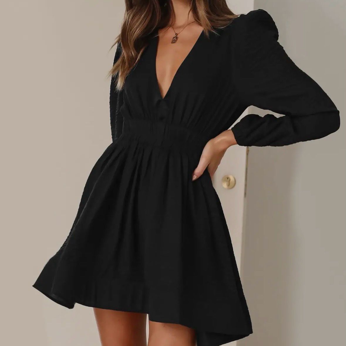 Little Black Longsleeve Dress