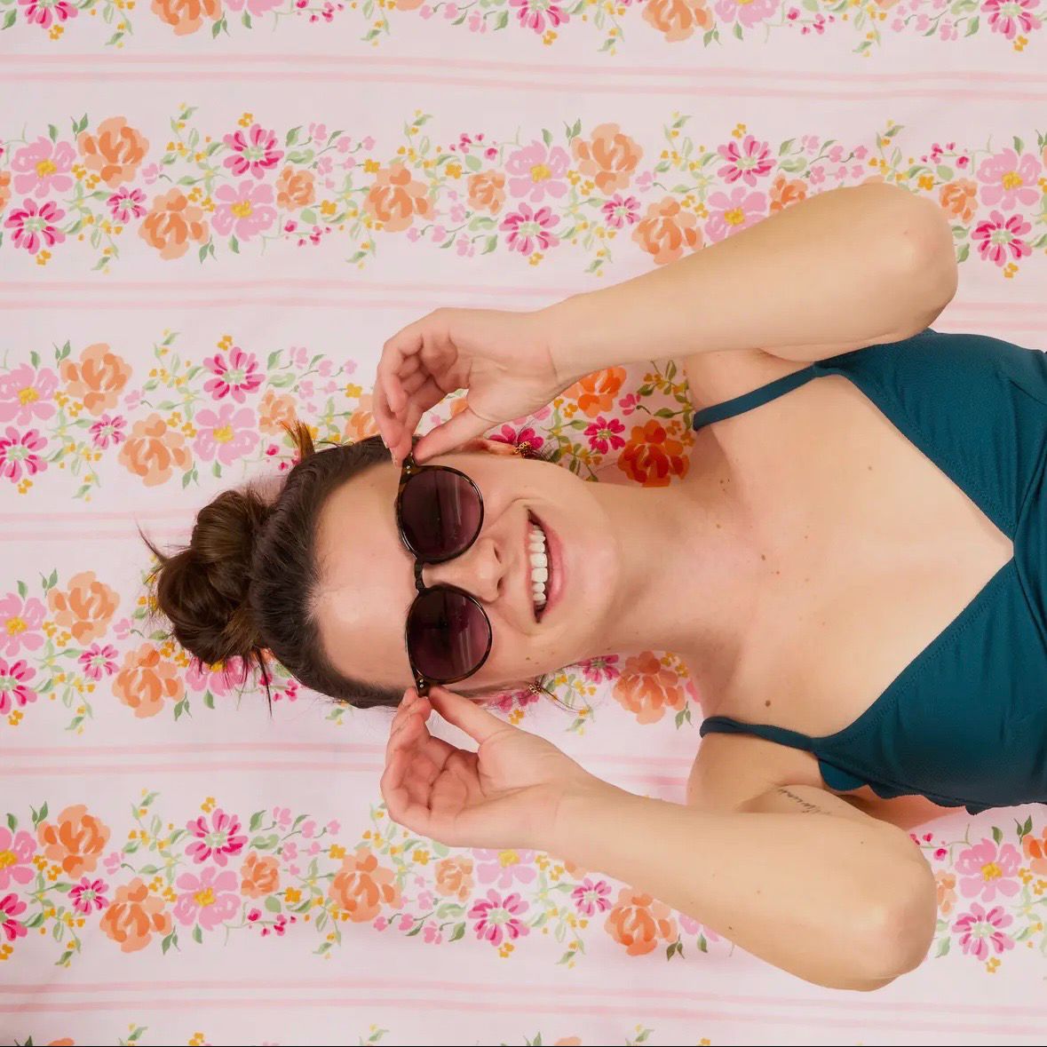 XI Quick-Dry Beach Towel-Petal Parade Pink