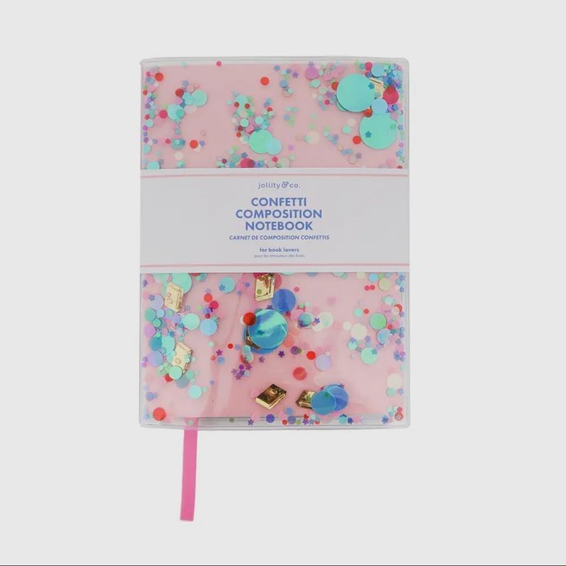 Book Club Confetti Notebook