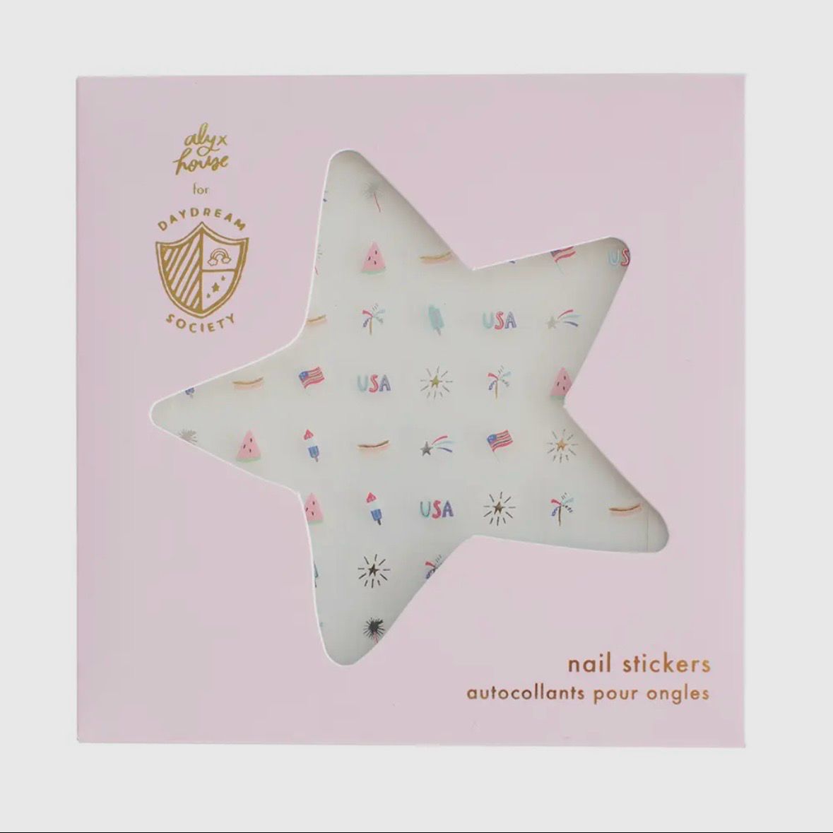 Nail Stickers- U.S. of YAY