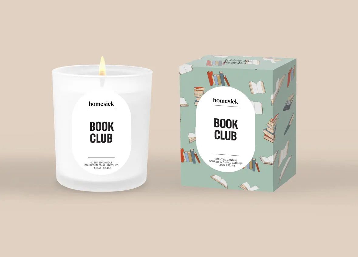 Book Club Mini Candle