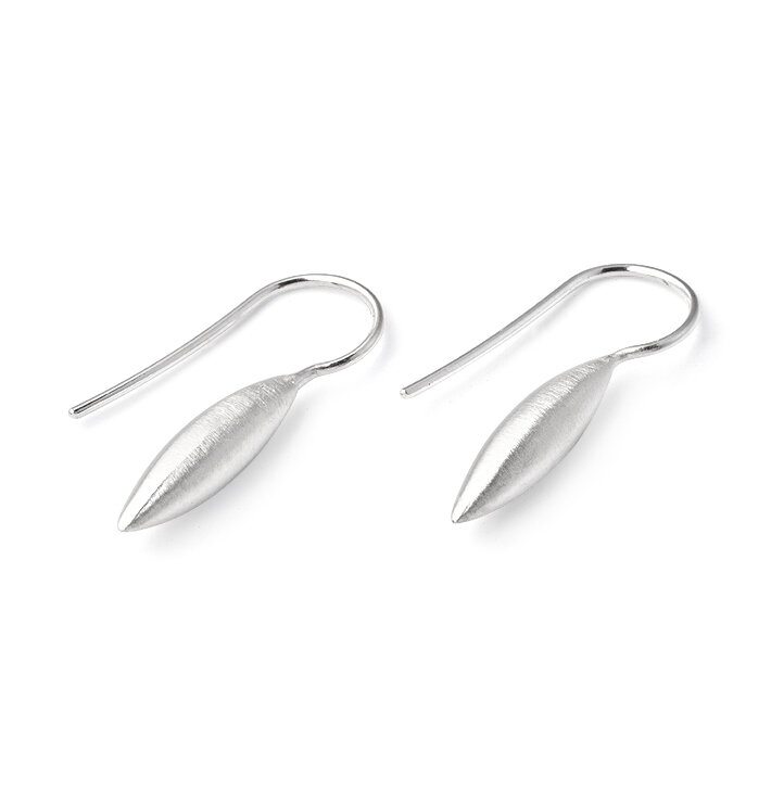 Silver & Rhodium Euro-Wire Earrings
