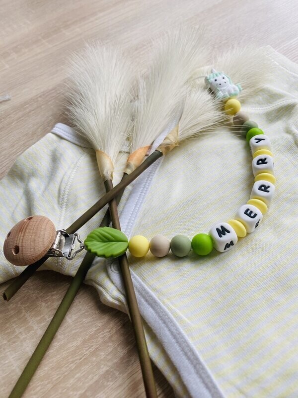 Attache tétine - Licorne Nature
